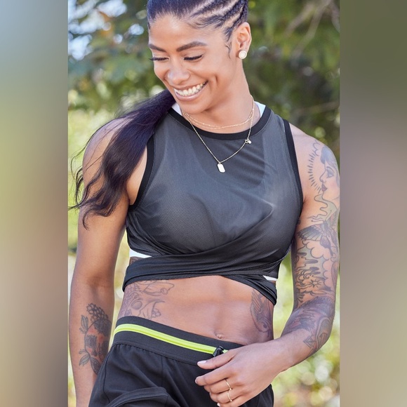 FABLETICS Marissa Tie Up Mesh Tank - Picture 8 of 8